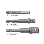 Набір перехідників під шуруповерт 1/4" 3од. TOPTUL (1/4", 3/8", 1/2") GAAR0301
