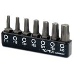 Набір біт TORX TOPTUL 1/4" 7од. (T10-T40) GAAV0702