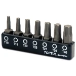 Набір біт TORX TOPTUL 1/4" 7од. (T10-T40) GAAV0702