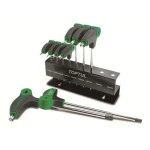 Набір ключів TORX із ручкою L-обр. TOPTUL T10-T50 9од. GAAX0901