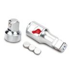 Перехідник-подовжувач з підсвічуванням TOPTUL 1/2"х1/2" + перехідник GBAR0205