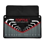 Набір ключів шестигранних Г-обр. TOPTUL 2-19мм 14од. у чохлі GPAQ1401