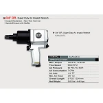 Гайковерт пневматичний TOPTUL 3/4" 1016N/m 6500 об/хв KAAA2475 - Зображення 2