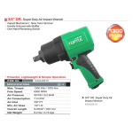 Гайковерт пневматичний TOPTUL 3/4" 1763N/m 6000об/хв KAAJ2413 - Зображення 2