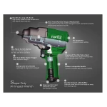 Гайковерт пневматичний TOPTUL 3/4" 1085N/m 8000об/хв KAAJ2480 - Зображення 3