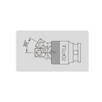 Кардан ударний 3/4" TOPTUL посилений KACN240P - Зображення 2