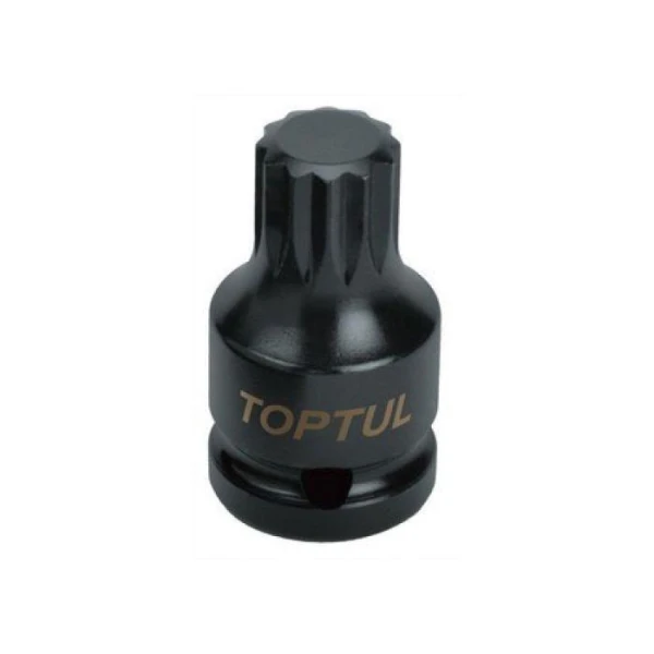 Головка торцева SPLINE ударна TOPTUL М16 L44мм 1/2" KADB1616S