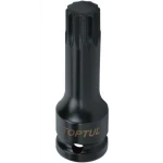 Головка торцева SPLINE ударна TOPTUL М18 L77мм 1/2" KADB1618L
