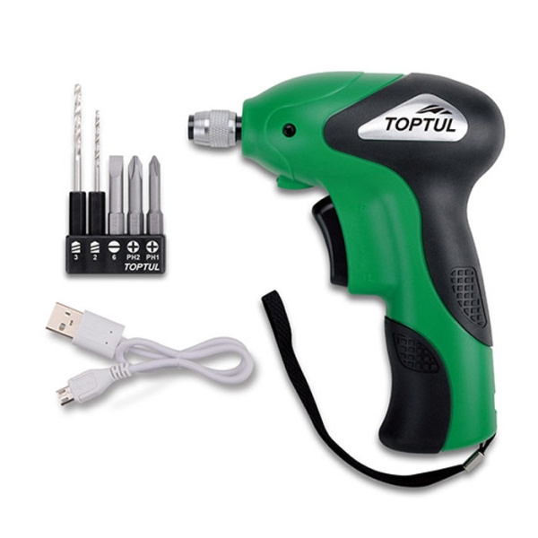 Викрутка акумуляторна TOPTUL 1/4" 6.4V 4.5Nm 265об/хв KPDB0805