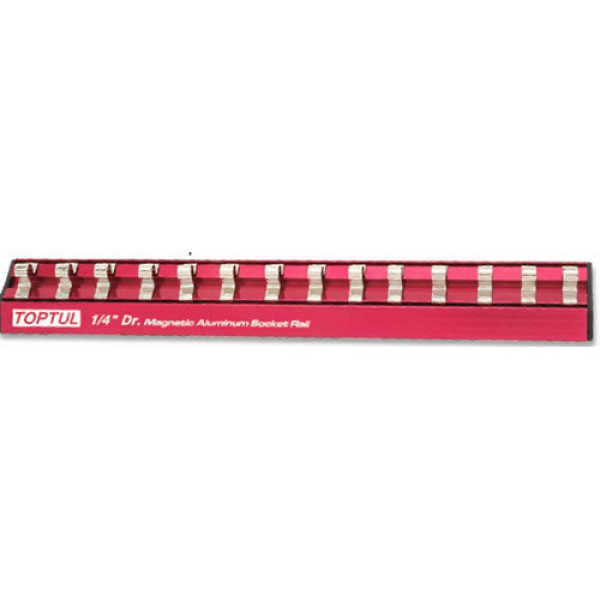Планка для головок (магнітна) TOPTUL 1/2"*240*10шт PBKB2R2410
