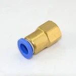 Пневмо з'єднання цангове пряме 10мм*1/4" AIRKRAFT SPCF10-02