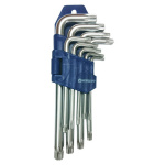 Набір ключів TORX Г-обр. з отвором 9од. СТАНДАРТ TKS0901