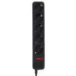 Фильтр-удлинитель сетевой LogicPower LP-X5, 5 розеток, цвет-черный, 3,0 m - Зображення 3