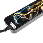 Фильтр-удлинитель сетевой LogicPower LP-X5, 5 розеток, цвет-черный, 3,0 m - Зображення 5