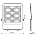 LED прожектор VIDEX PREMIUM F2 150W 5000K - Зображення 4