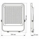 LED прожектор VIDEX PREMIUM F2 150W 5000K - Зображення 4