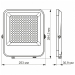 LED прожектор PREMIUM VIDEX F2 100W 5000K - Зображення 4