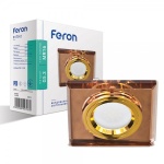 Світильник точковий Feron 8170-2/(CD3006) коричневий-золото MR16 50W BR/GD (2803)