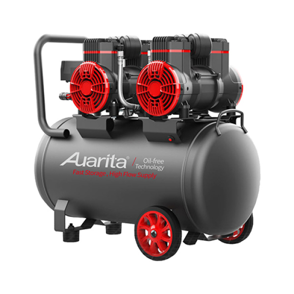 Компрессор безмасляний поршневий 50л AUARITA 2-1450X2F50