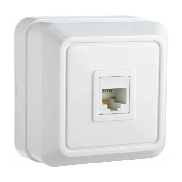Розетка телефонна РЗtf-1-Ct-W