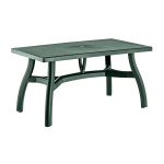 Стіл прямокутний Irak Plastik King 80x140 зелений - Зображення 2