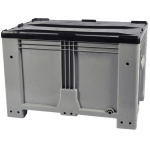 Контейнер Kayalarplastik KSK 1280-80 510 л з відкидною стінкою без коліс без кришки сірий - Зображення 3