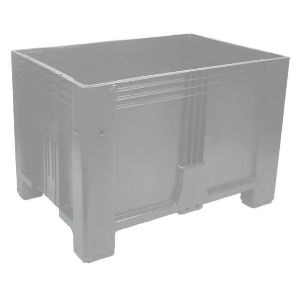 Контейнер Kayalarplastik KSK 1280-80 510 л без коліс сірий