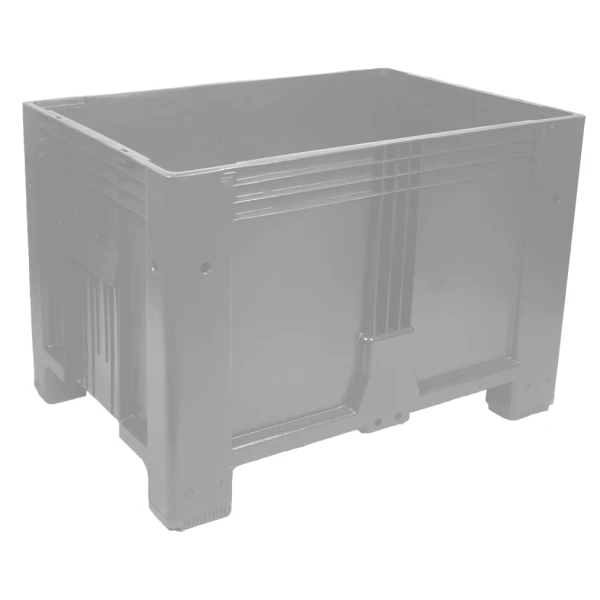 Контейнер Kayalarplastik KSK 1280-80 510 л без коліс сірий