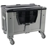 Контейнер Kayalarplastik KSK 1280-80 510 л з відкидною стінкою з колесами, без сірої кришки