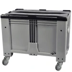 Контейнер Kayalarplastik KSK 1280-80 510 л з відкидною стінкою з колесами, без сірої кришки - Зображення 2