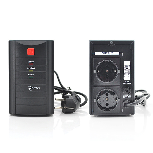 ДБЖ Ritar RTM525 (315W) Standby-L, LED, 1st, 2xSCHUKO socket, 1x12V4.5Ah, metal Case (260 х 85 х 140) Q4