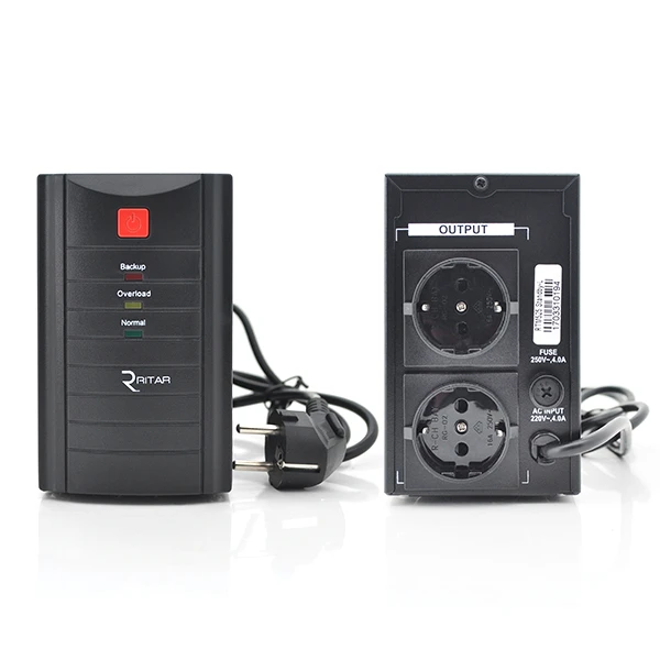 ДБЖ Ritar RTM525 (315W) Standby-L, LED, 1st, 2xSCHUKO socket, 1x12V4.5Ah, metal Case (260 х 85 х 140) Q4