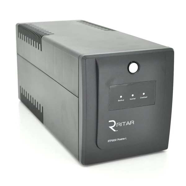 ДБЖ Ritar RTP1500 (900W) Proxima-L, LED, AVR, 3st, 4xSCHUKO socket, 2x12V9Ah, plastik Case (340 x 140 x 170) Q2