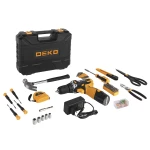 Акумуляторний шуруповерт DEKO DKCD12FU-LI + набір 104 інструментів в кейсі - Зображення 3