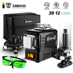 Лазерний рівень 3D DEKO DKLL12PB2 (Магнітний кронштейн + Міні-Штатив)