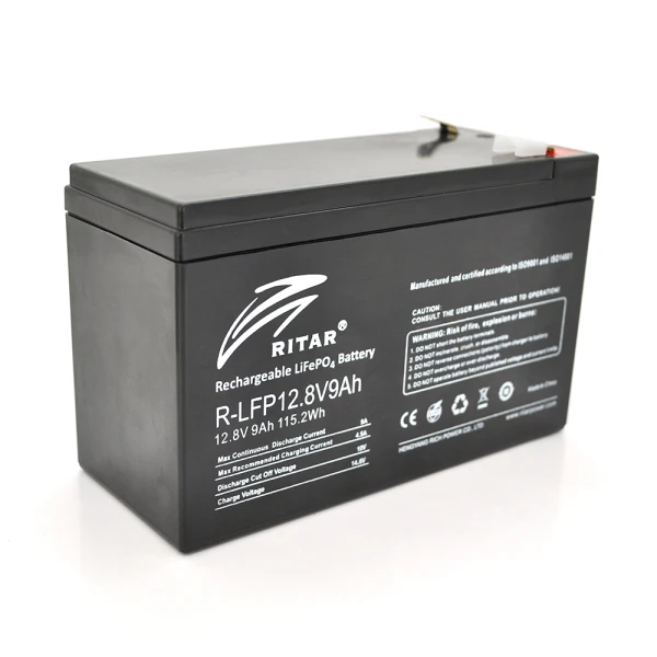 Аккумуляторна батарея Ritar LiFePO4 12,8V 9Ah (115,2Wh) ( 150 x 65 x 95 (100) Q10