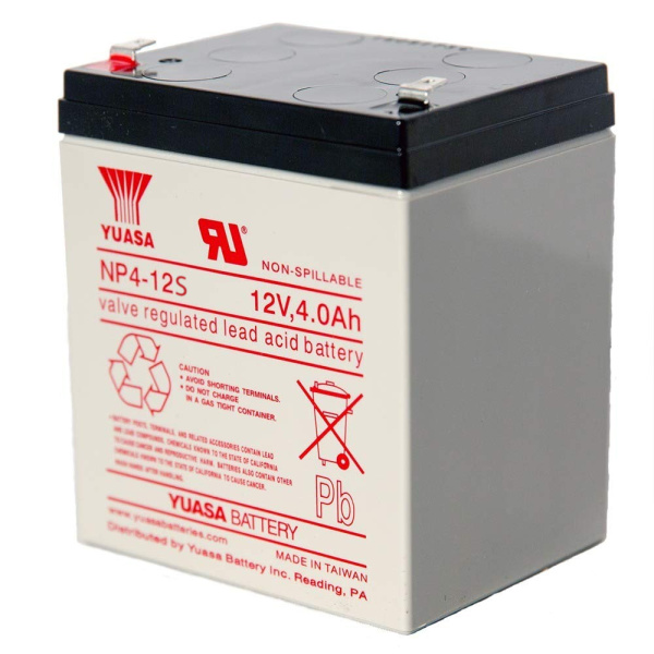 Акумуляторна Батарея для ДБЖ Yuasa NP4-12s 12V 4Ah ( 90*70*106) , Q10