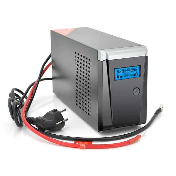 ДБЖ із правильною синусоїдою RITAR RTSW-500 LCD, 12В, під зовнішній АКБ, Q4 (320*132*210) 4,2 кг (260*85*140)