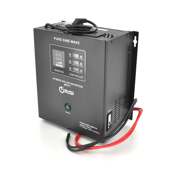 ДБЖ з правильним синусом Europower RTSWm-MPPT-2000LCD, 1400W, 24V, струм заряду 20/40A, 140-275V, MPPT (20/40А, 30-90Vdc)