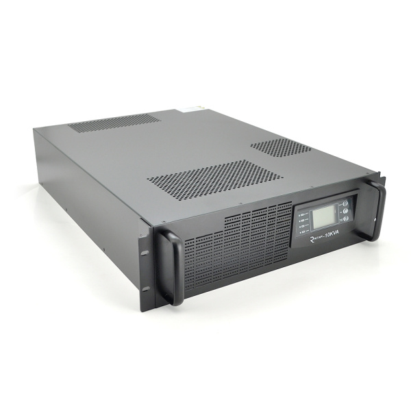 ДБЖ із правильною синусоїдою ONLINE Ritar RT-10KL-LCD, RACK 10000VA (9000Вт), 192В, Струм макс. 5A, під зовнішній АКБ, (482*600*130)