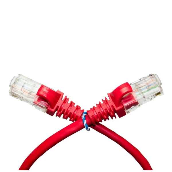 Патч-корд літій RITAR, CCA, UTP, RJ45, Cat.5e, 0,3m, червоний Q710