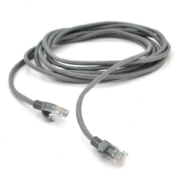 Патч-корд літій RITAR, UTP, RJ45, Cat.5e, 2m, сірий, Cu (мідь) Q300