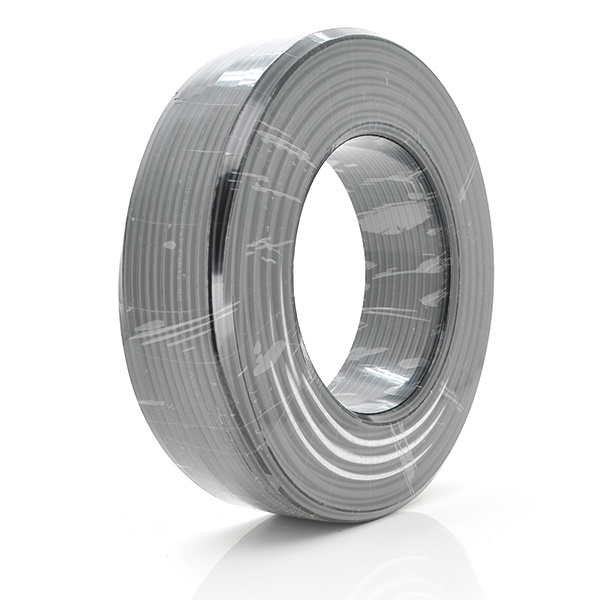 Кабель коаксіальний з живленням RITAR B100-RG690CCA + 2x0.5mm CU, 1,02 мм.CCA, 64x0.12m CCA, 75 Ом, FPE, оболочка 6,91 мм