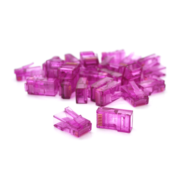 Конектор Ritar RJ-45 8P8C UTP Cat-5 (100 шт/уп.) Q100 Violet