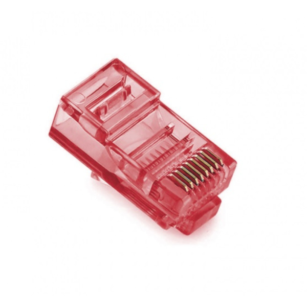 Конектор Ritar RJ-45 8P8C UTP Cat-5 (100 шт/уп.) Q100 Redk в тубі