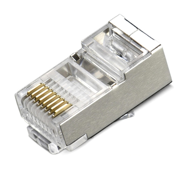 Конектор RITAR RJ-45 8P8C FTP Cat-6 екранувань (100 шт/уп.) Q100
