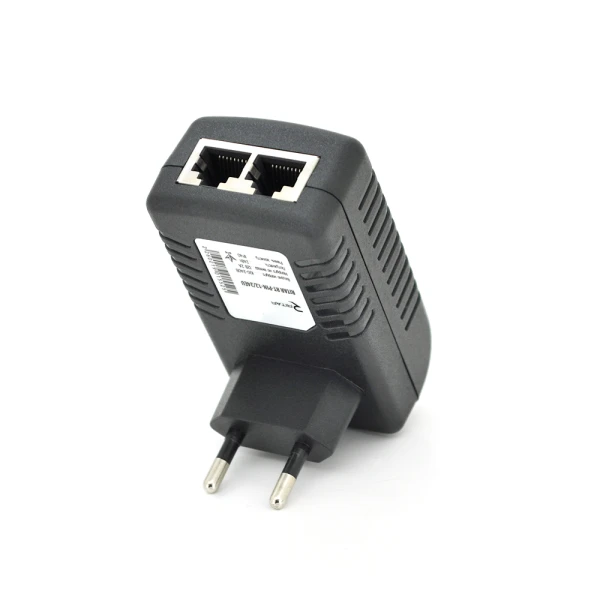 POE інжектор RITAR RT-PIN-18/18EU, 18V 1A (18Вт) з портами Ethernet 10/100/1000Мбіт/с, EU PLUG