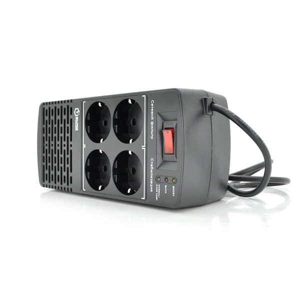 Стабілізатор напруги релейний Europower EPX-604 600VA 300W, input: 184 ~ 276V, output: 220V ± 10%, 4 SHUKO, Q