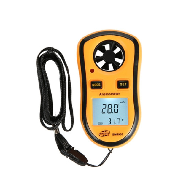 Цифровий анемометр крильчатий 0,1-30м/с, -10-45°C BENETECH GM8908