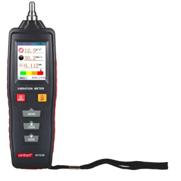 Віброметр, кол. дисплей WINTACT WT63B